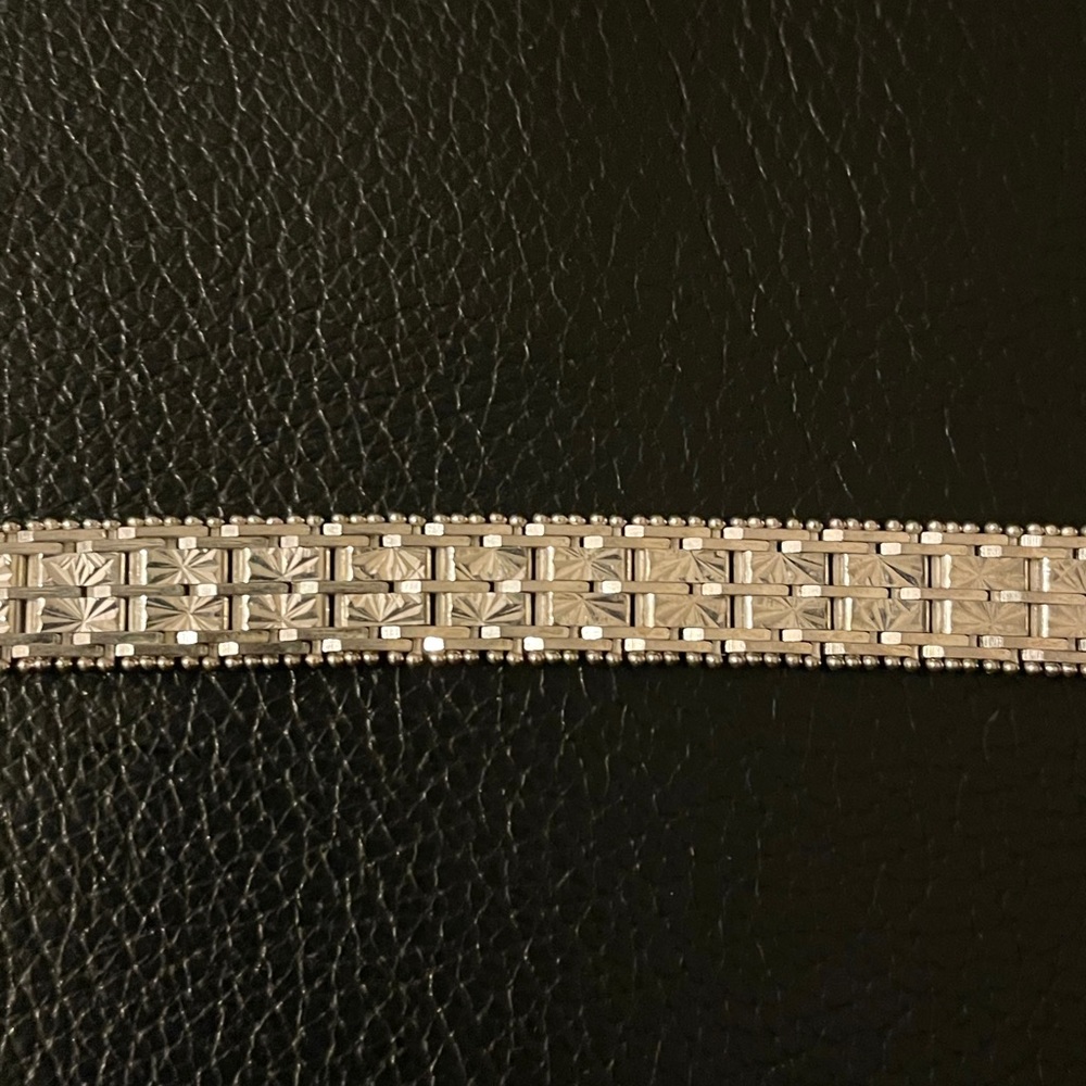 Italian Milor sterling silver shiny bracelet